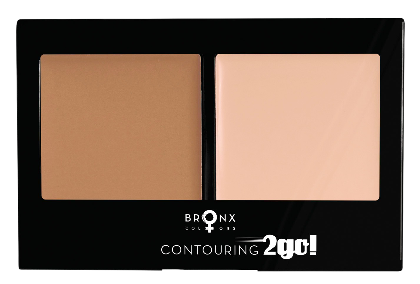 Contouring 2GO Dark Brown / Pink Beige