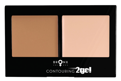 Contouring 2GO Dark Brown / Pink Beige