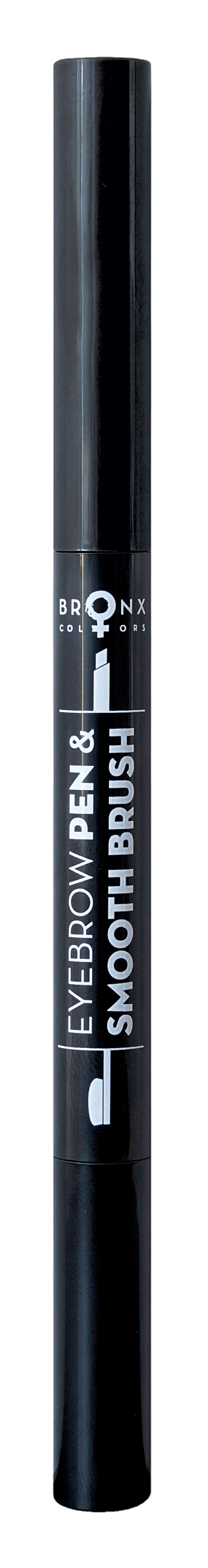 2 in 1 Eyebrow Pen & Smooth Brush Black