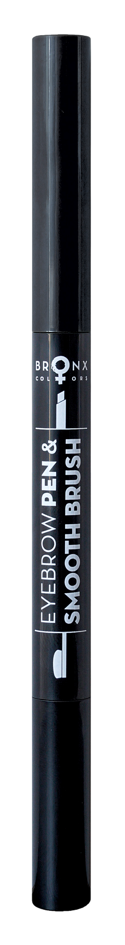 2 in 1 Eyebrow Pen & Smooth Brush Black