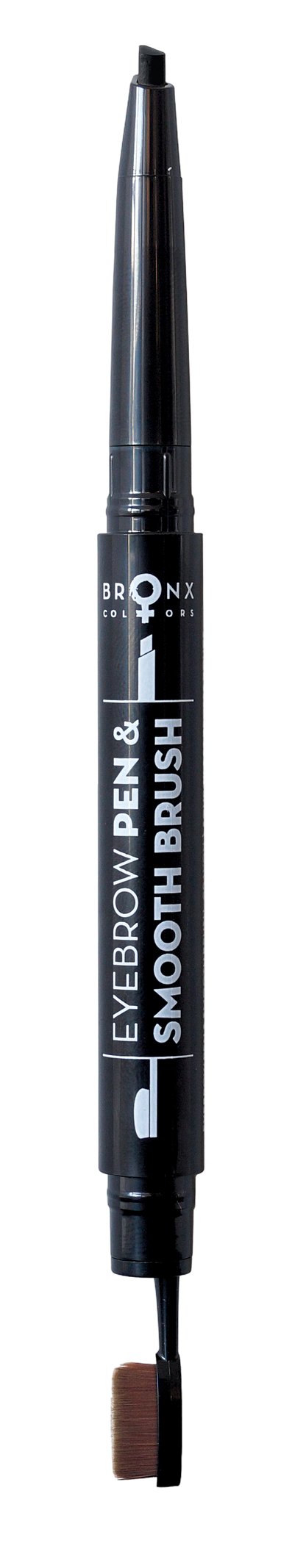 2 in 1 Eyebrow Pen & Smooth Brush Black