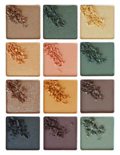 12 Colour Eyeshadow Palette Wild Forest