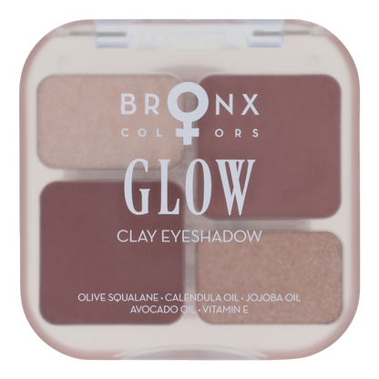 Glow Clay Eyeshadow Palette Uptown Blush